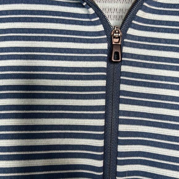 Patagonia Men’s Large Striped Capilene Mid-weight Zip Shirt - Picture 5 of 6